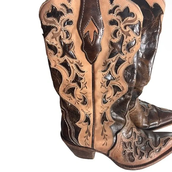 Corral  Boots Western Inlay Cowboy Boots - Picture 5 of 8